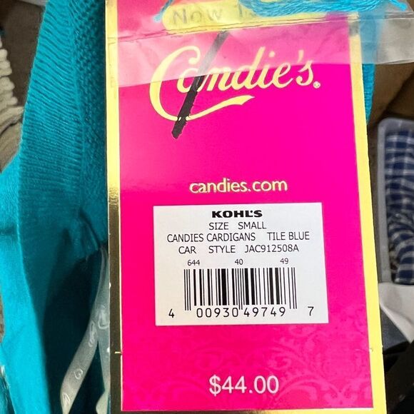 Vintage Candie's Cardigan Sweater nwt - Picture 7 of 7